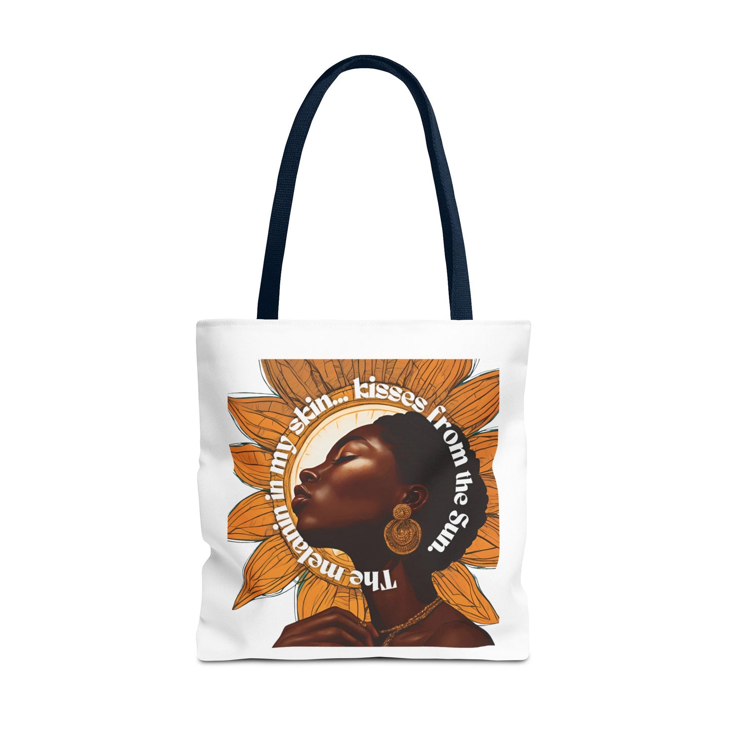Sunflower Kiss Tote Bag - Empowering Design for Everyday Use