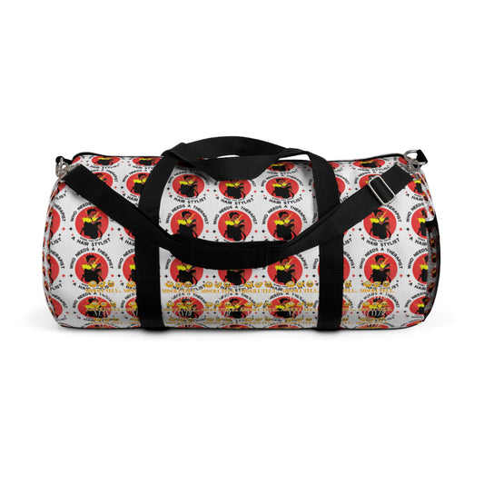 Stylish Travel Duffel Bag with Bold Graphic Design