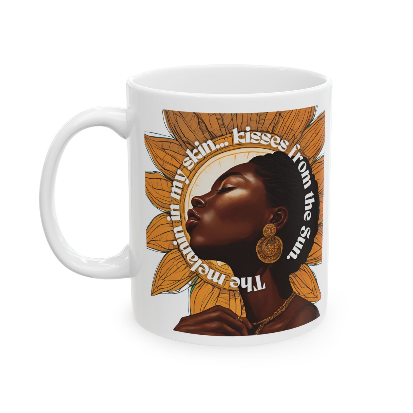 Empowering Sunflower Ceramic Mug - 11oz & 15oz