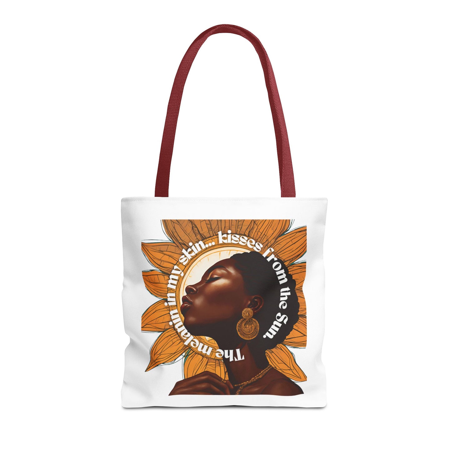 Sunflower Kiss Tote Bag - Empowering Design for Everyday Use