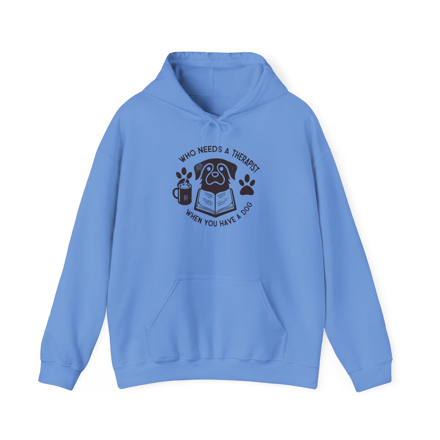 Who Needs a Therapist? Dog Lover Hoodie - Unisex Heavy Blend Sweatshirt