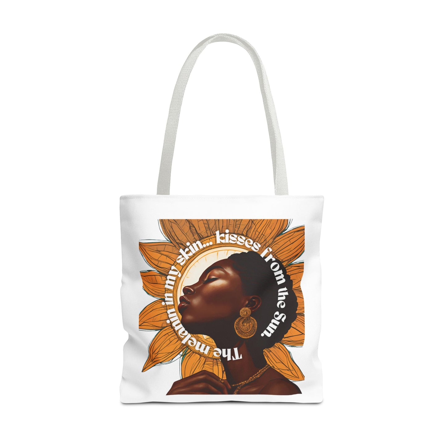 Sunflower Kiss Tote Bag - Empowering Design for Everyday Use