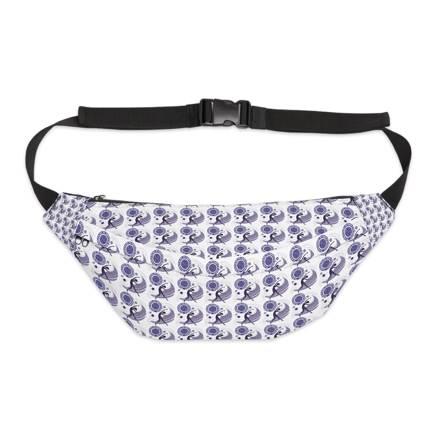 Stylish Large Fanny Pack with Unique Pattern - Perfect for Festivals and Everyday Use