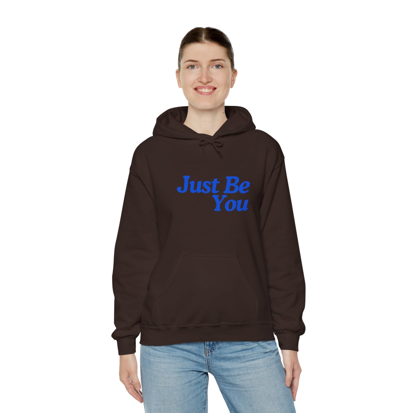 Just Be You Unisex Heavy Blend Hoodie - Inspirational Sweatshirt for Everyday Comfort