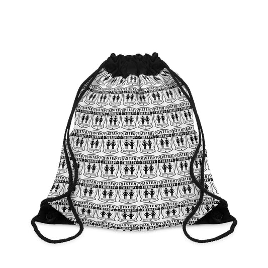 Sisterhood Drawstring Bag - Stylish, Reusable Tote for Sisters and Friends
