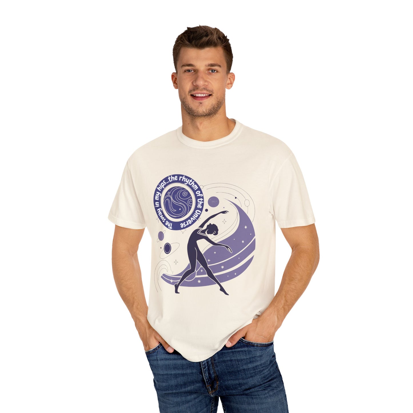 Rhythm of the Universe Unisex Garment-Dyed T-Shirt