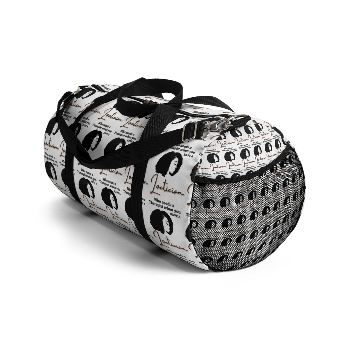 Therapist-Collage Duffel Bag - Perfect for Gym, Travel, and Self-Care