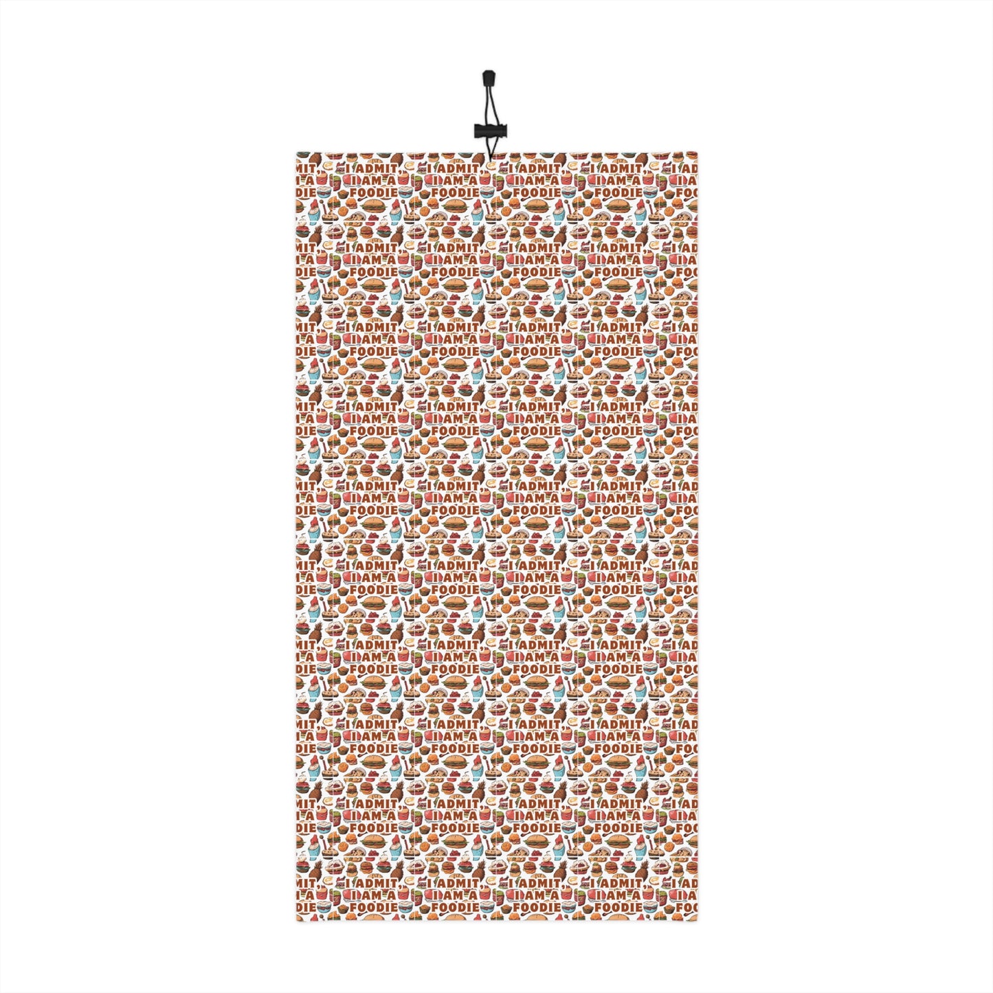 Cozy Winter Neck Gaiter with Fun Food Print