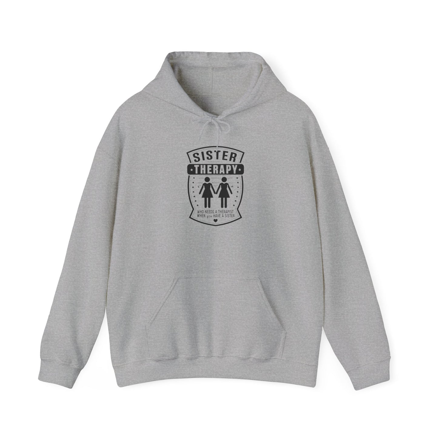 Sister Therapy Hoodie - Unisex Heavy Blend™ Sweatshirt for Sisterhood & Connection