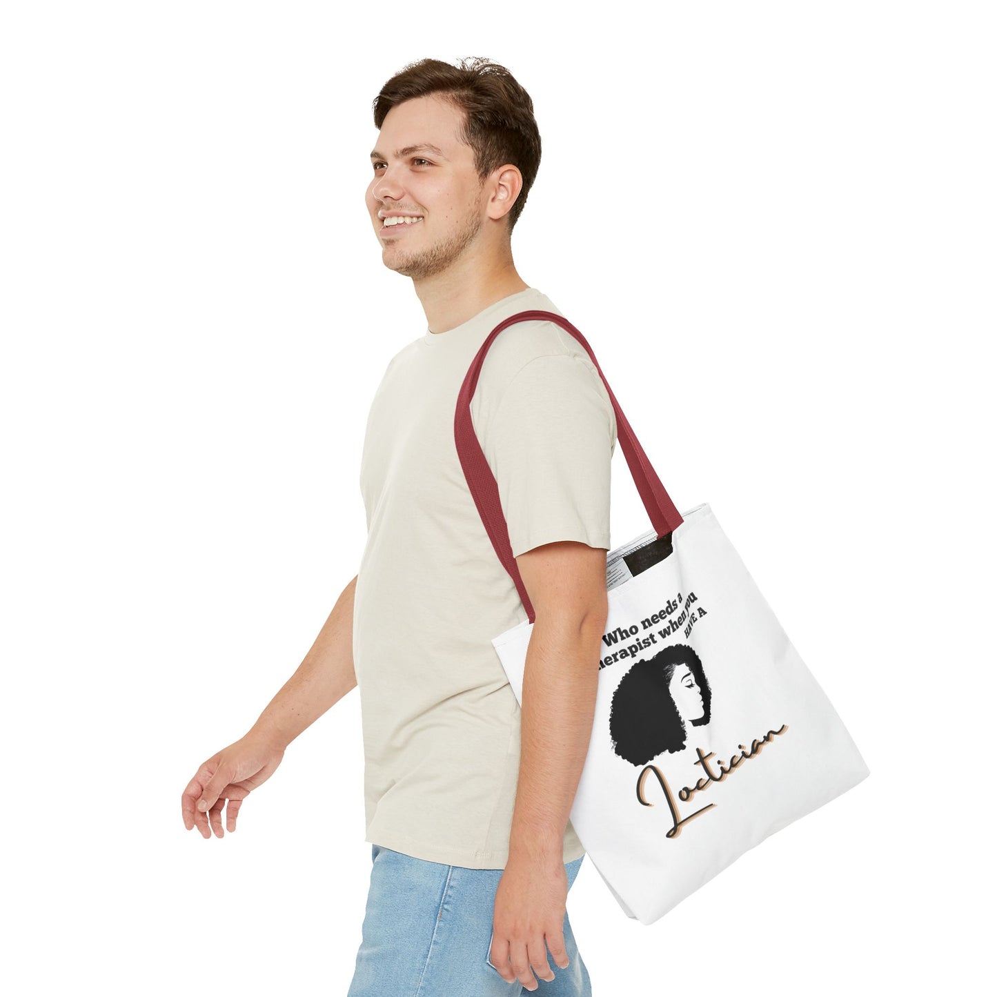 Empowered Loctician Tote Bag - Perfect for Haircare Experts & Therapists