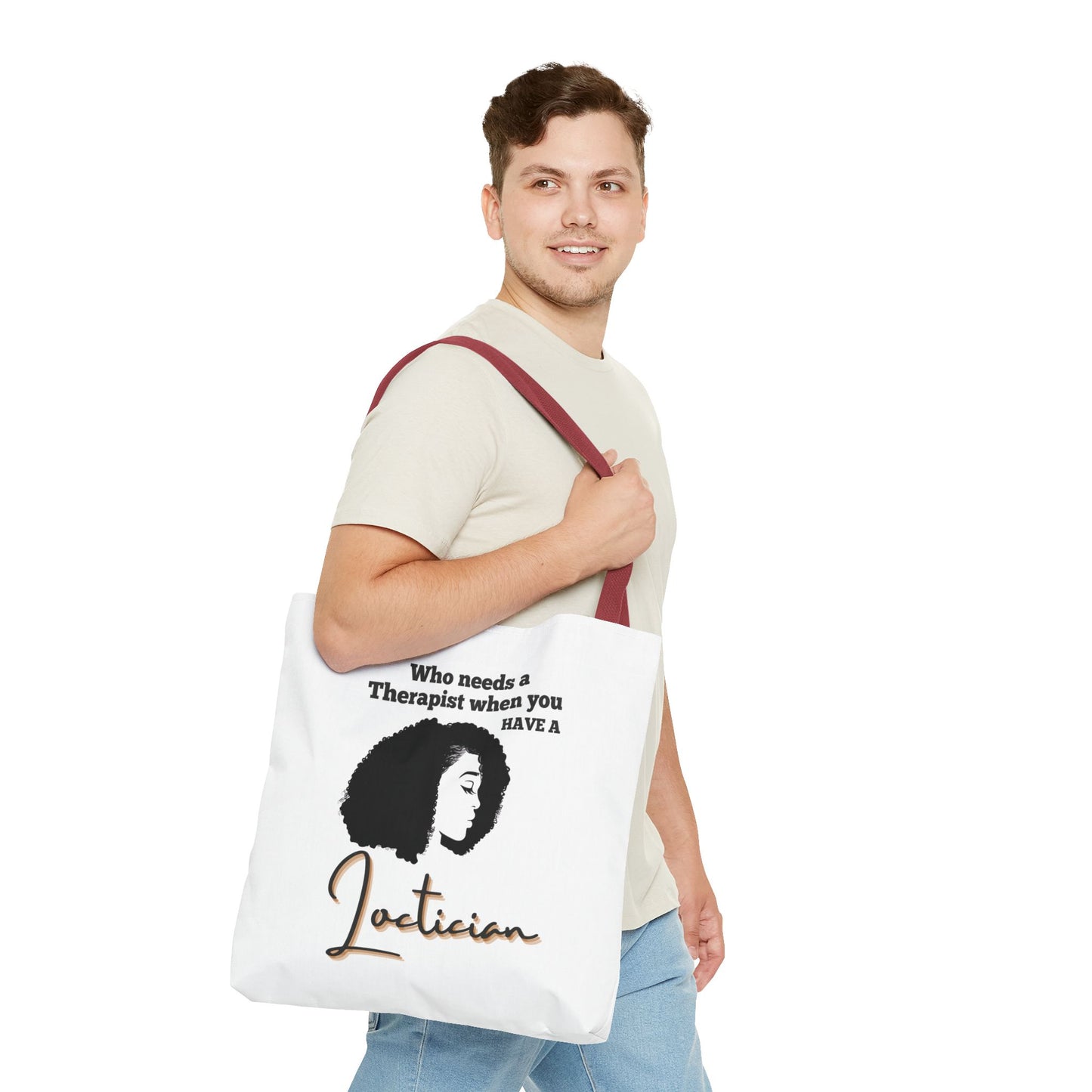 Empowered Loctician Tote Bag - Perfect for Haircare Experts & Therapists