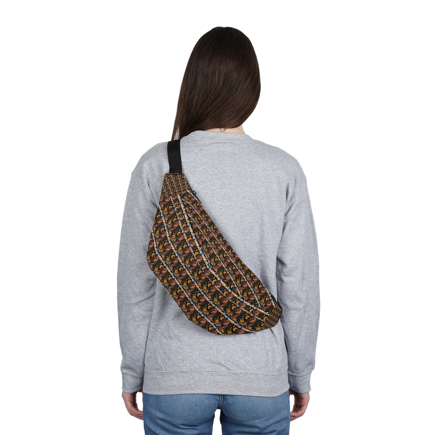 Stylish Large Fanny Pack with Vibrant Print - Perfect for Festivals and Everyday Use