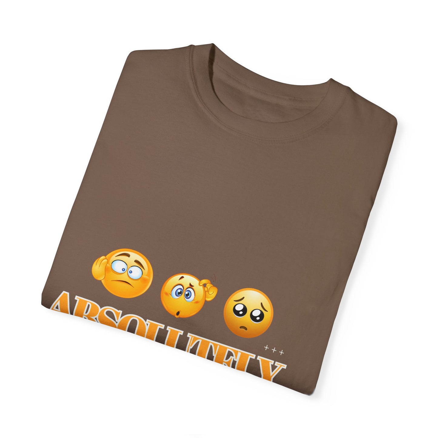 Funny Emoji Unisex T-Shirt - 'Absolutely Maybe' Design