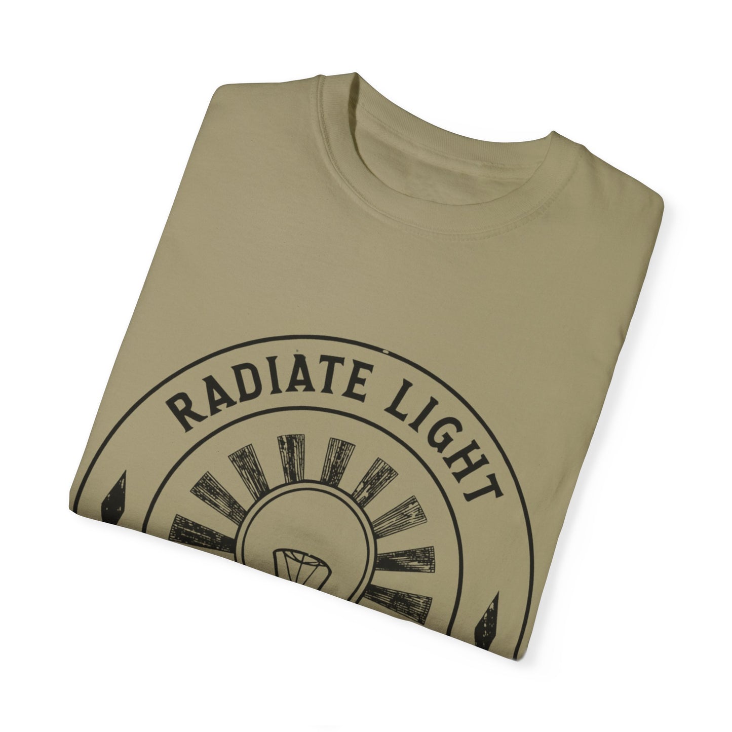 Radiate Light Unisex Garment-Dyed T-Shirt - Inspirational Graphic Tee