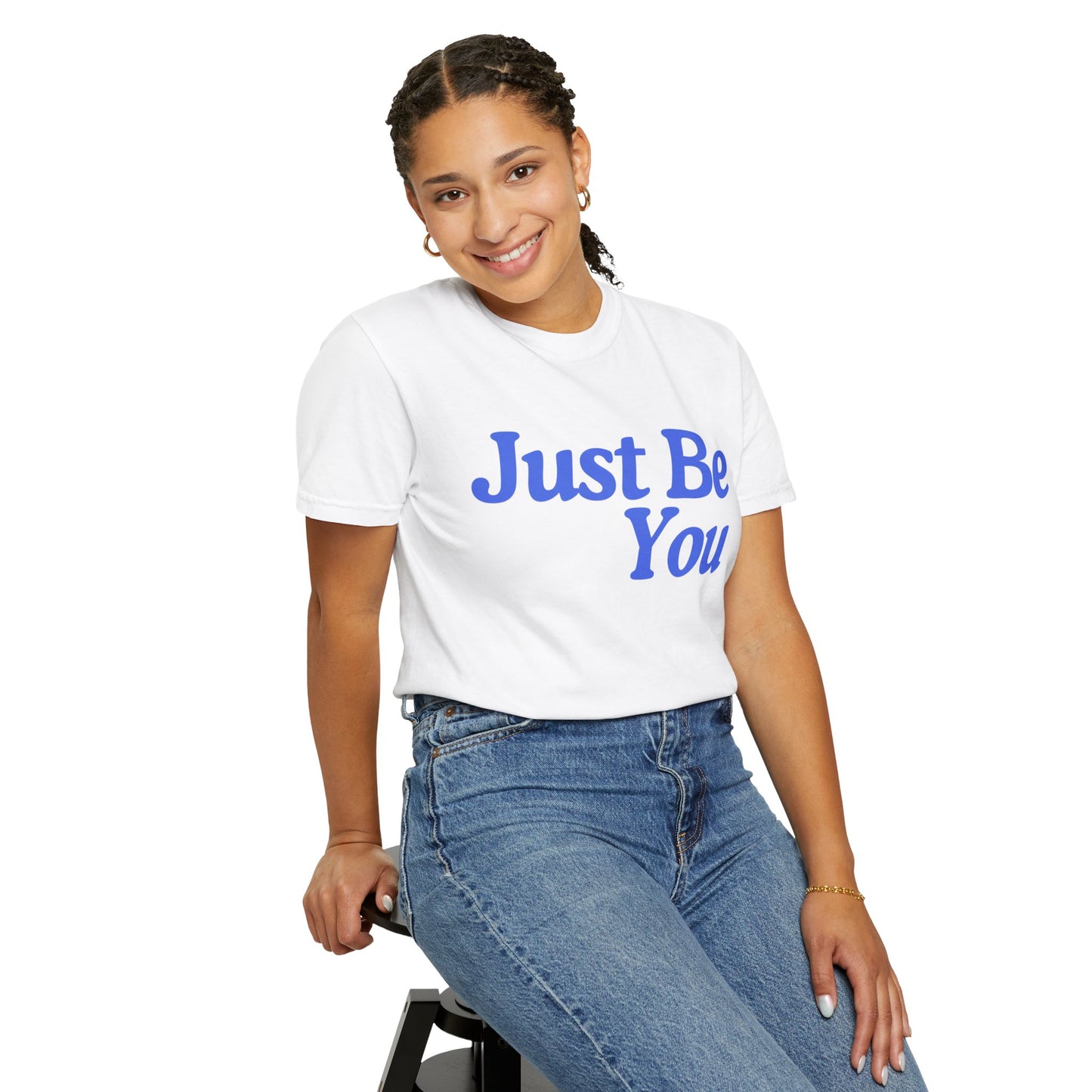 Motivational Unisex Garment-Dyed T-shirt - "Just Be You"