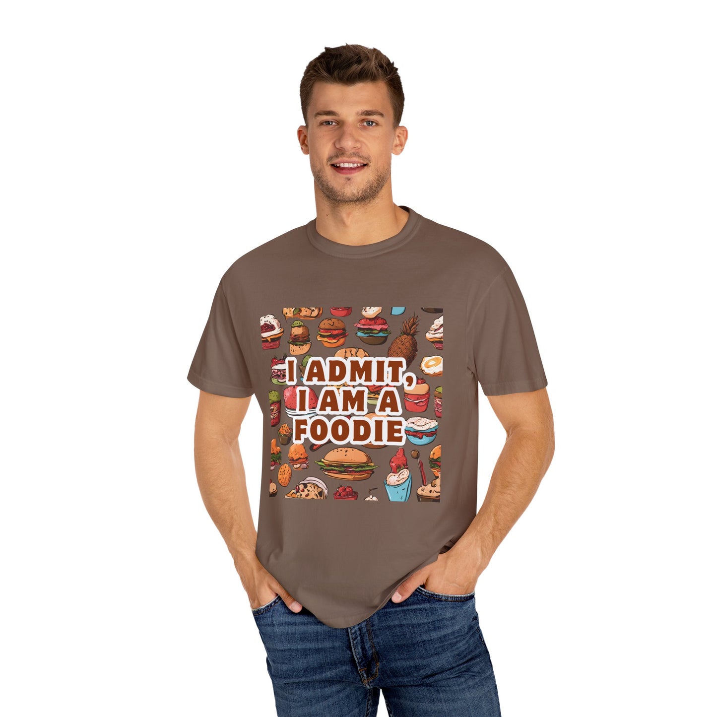 Funny Foodie T-Shirt | I Admit, I Am A Foodie Tee | Perfect for Food Lovers