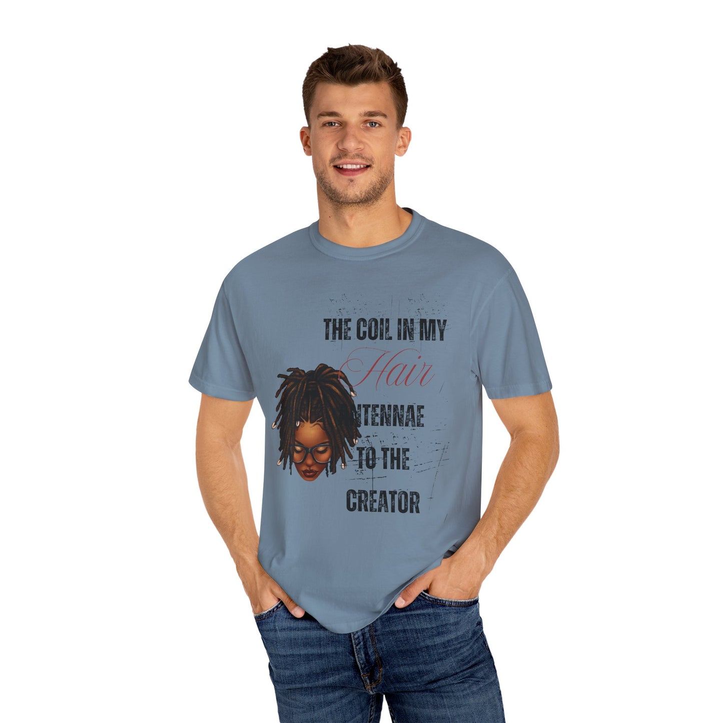 Coil in My Hair Unisex T-Shirt – Celebrate Natural Hair and Culture