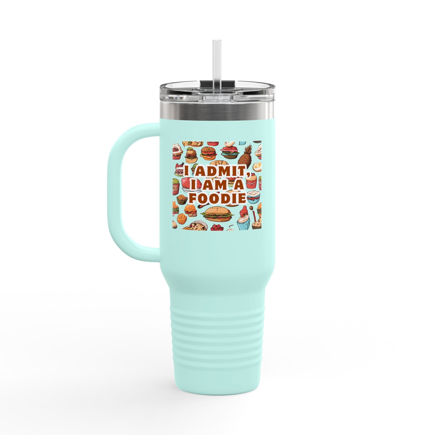 Foodie Insulated Travel Mug - 40oz with Fun Food Designs
