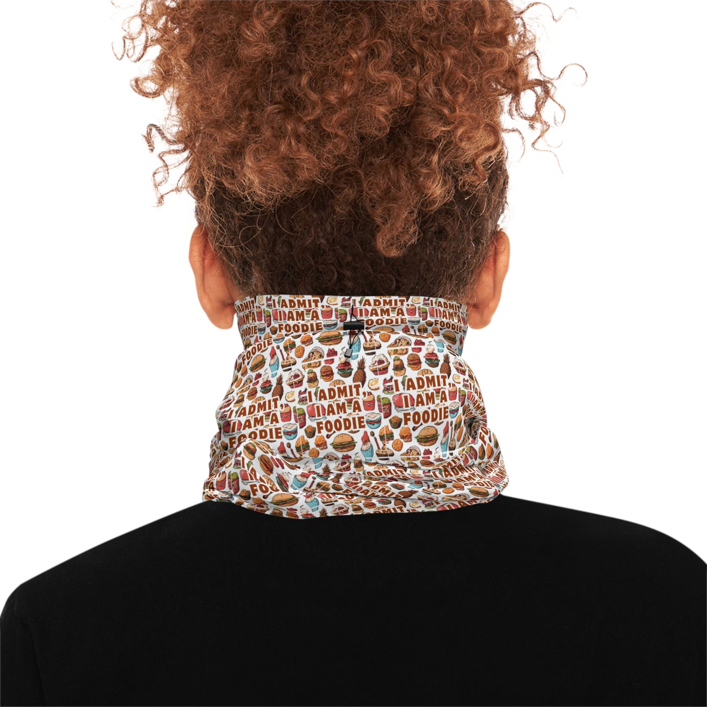 Cozy Winter Neck Gaiter with Fun Holiday Prints