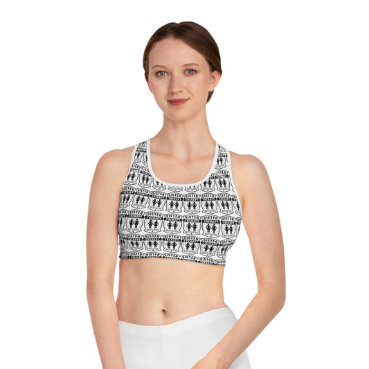 Sister Therapy Sports Bra - Stylish and Motivational Activewear