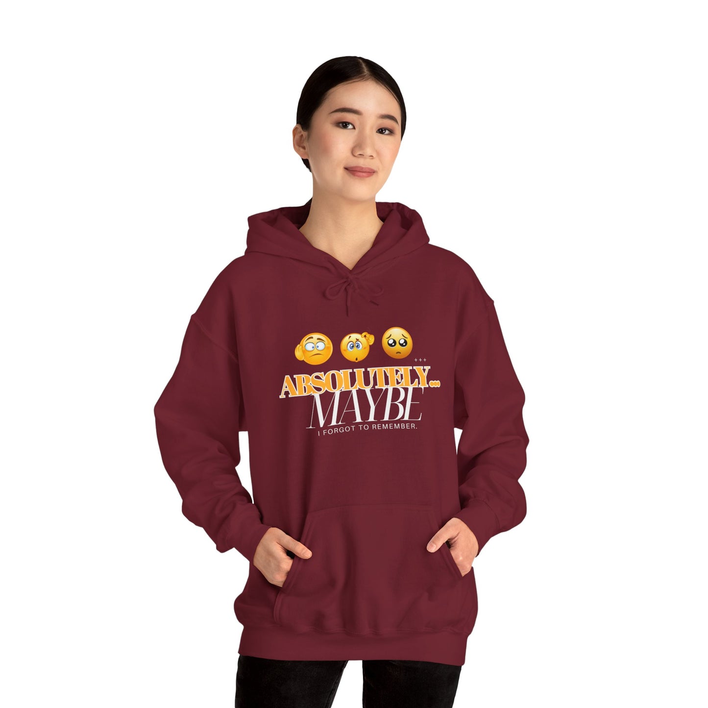 Absolutely Emoticon Unisex Heavy Blend™ Hooded Sweatshirt