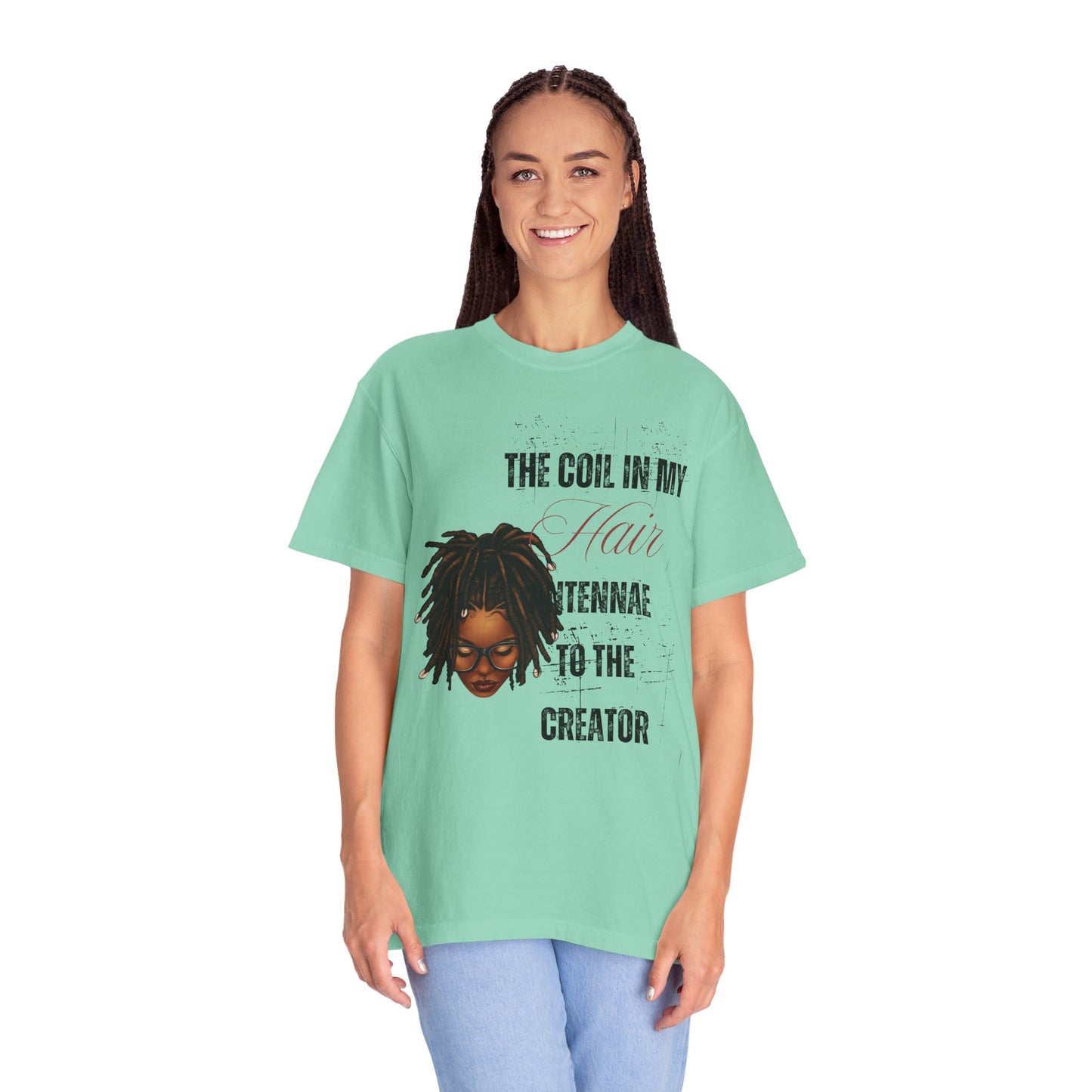 Coil in My Hair Unisex T-Shirt – Celebrate Natural Hair and Culture