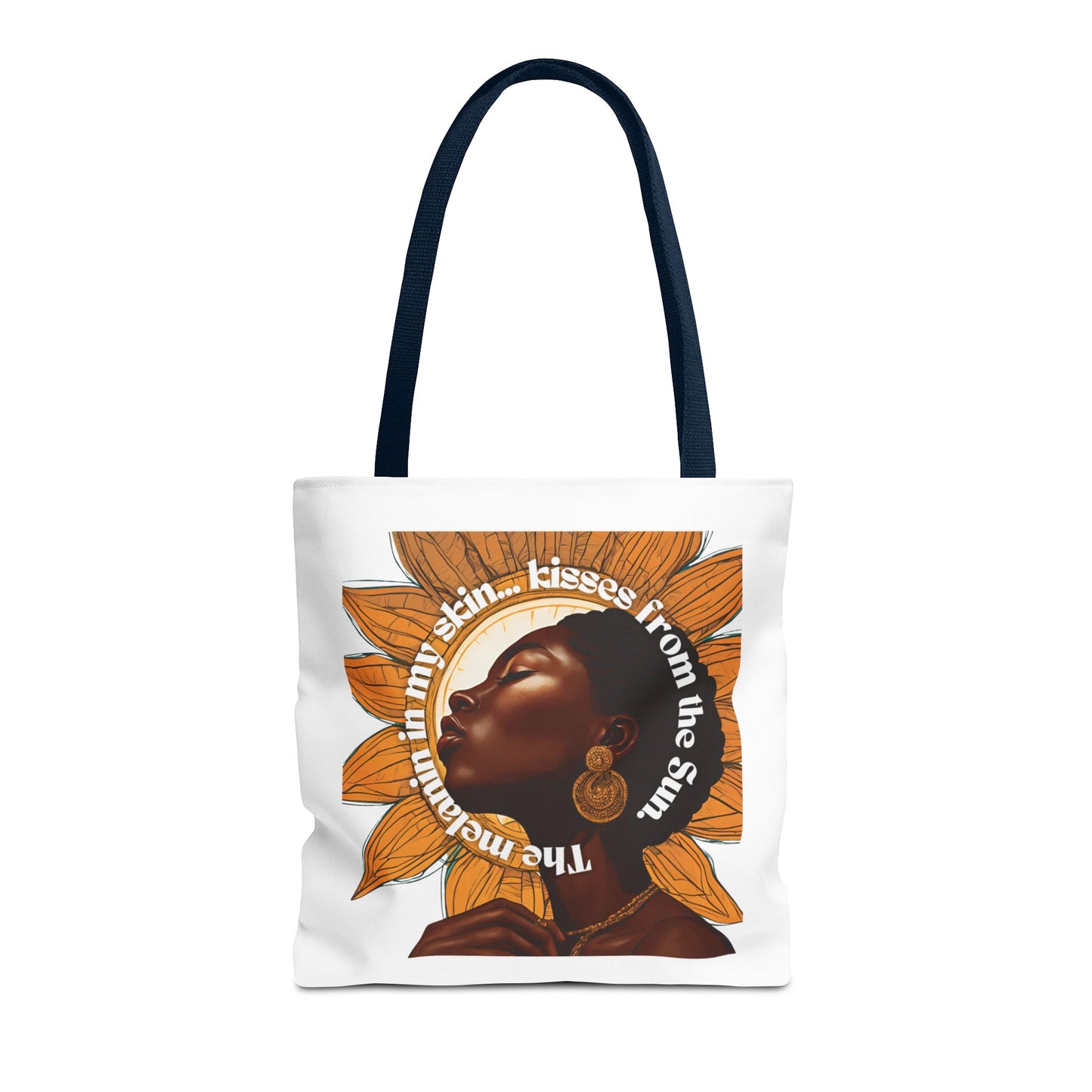 Sunflower Kiss Tote Bag - Empowering Design for Everyday Use