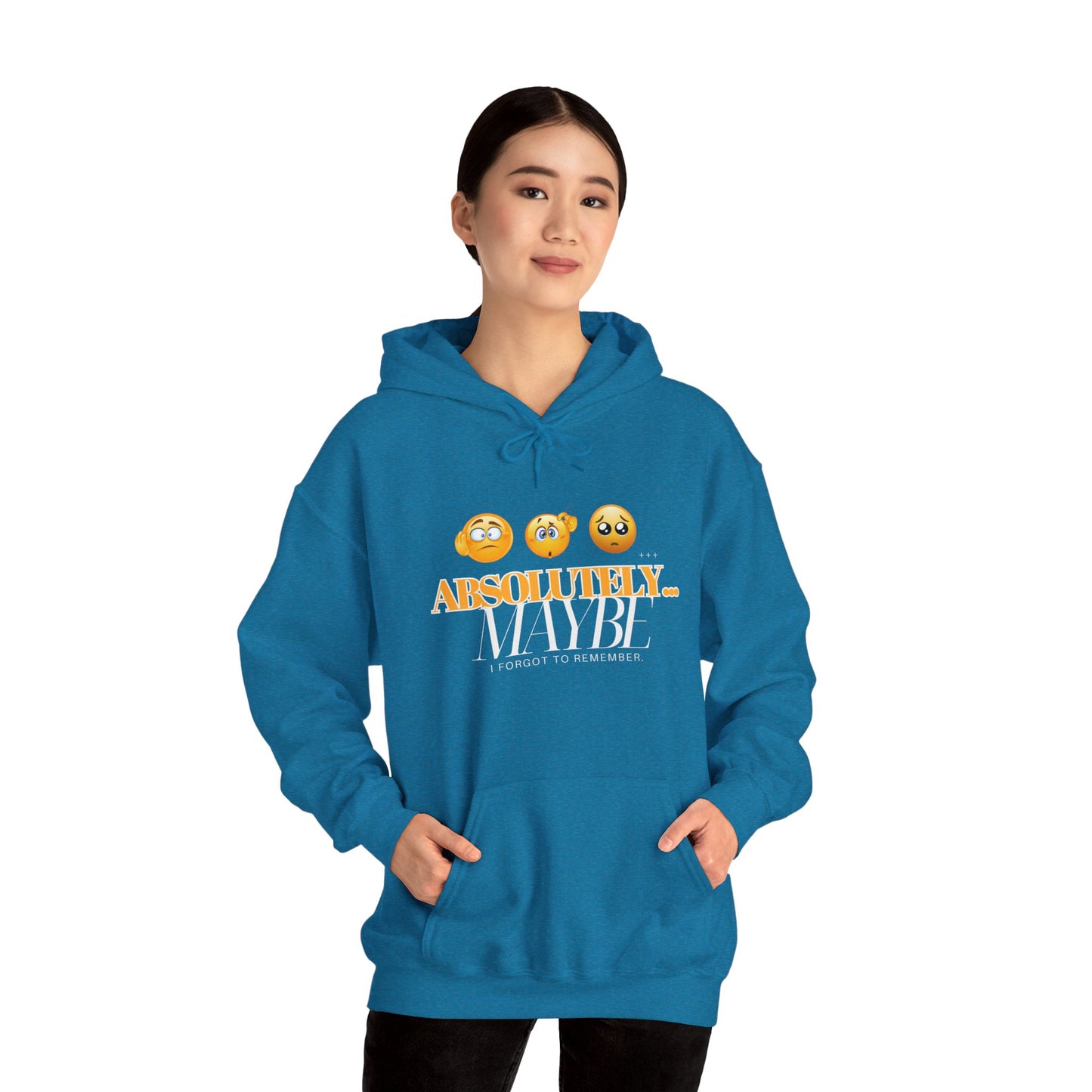 Absolutely Emoticon Unisex Heavy Blend™ Hooded Sweatshirt