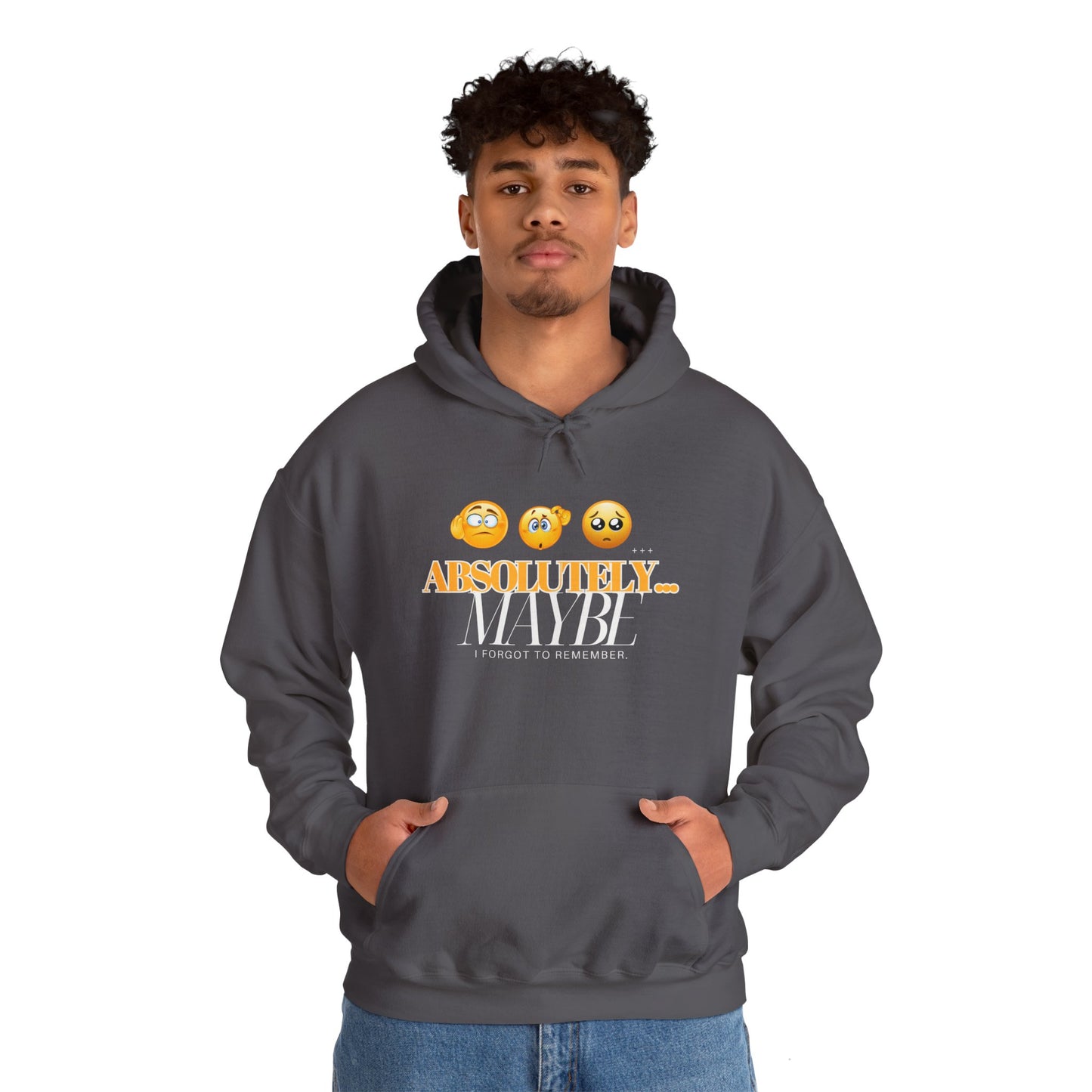 Absolutely Emoticon Unisex Heavy Blend™ Hooded Sweatshirt