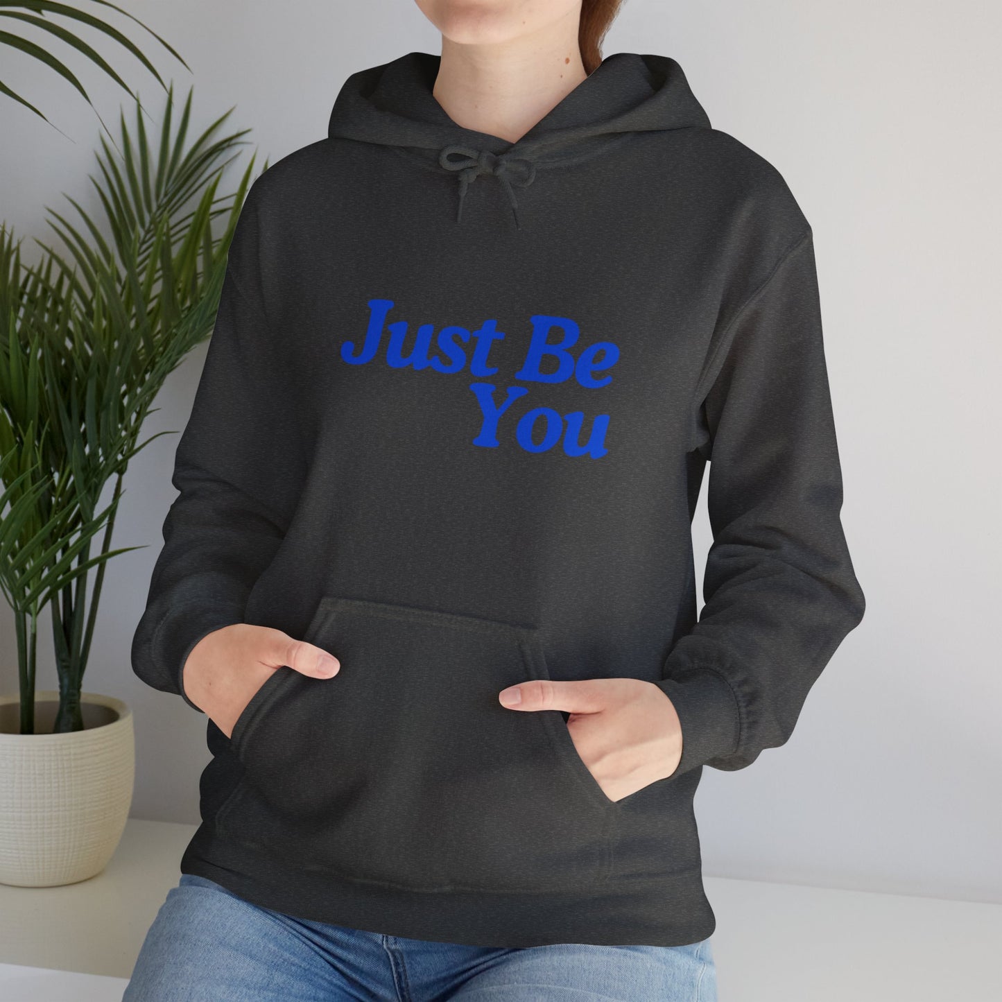 Just Be You Unisex Heavy Blend Hoodie - Inspirational Sweatshirt for Everyday Comfort