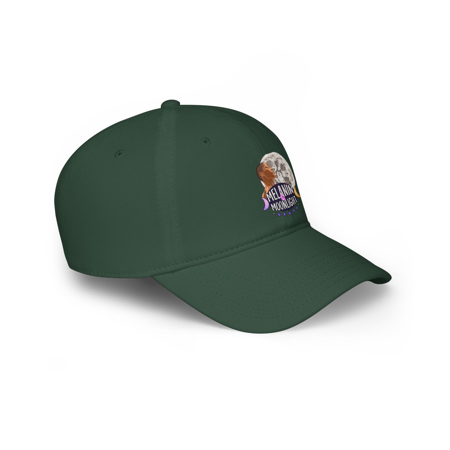 Melanin Moonlight Low Profile Baseball Cap - Casual Style for All Seasons
