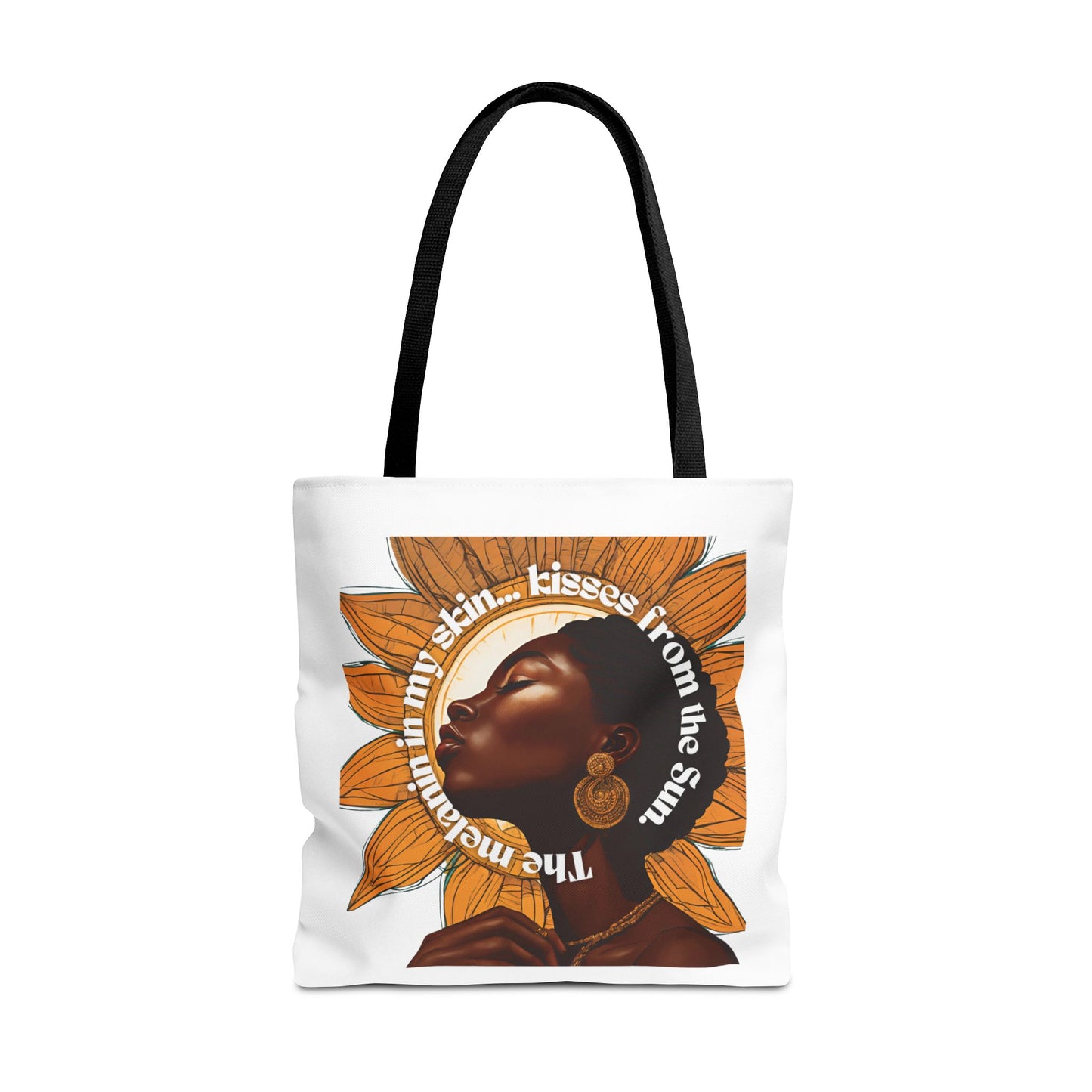 Sunflower Kiss Tote Bag - Empowering Design for Everyday Use