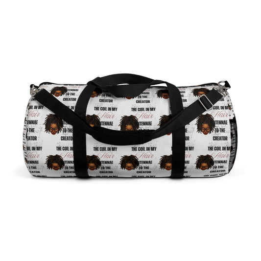 Stylish Natural Hair Duffel Bag - Perfect for Travel & Gym