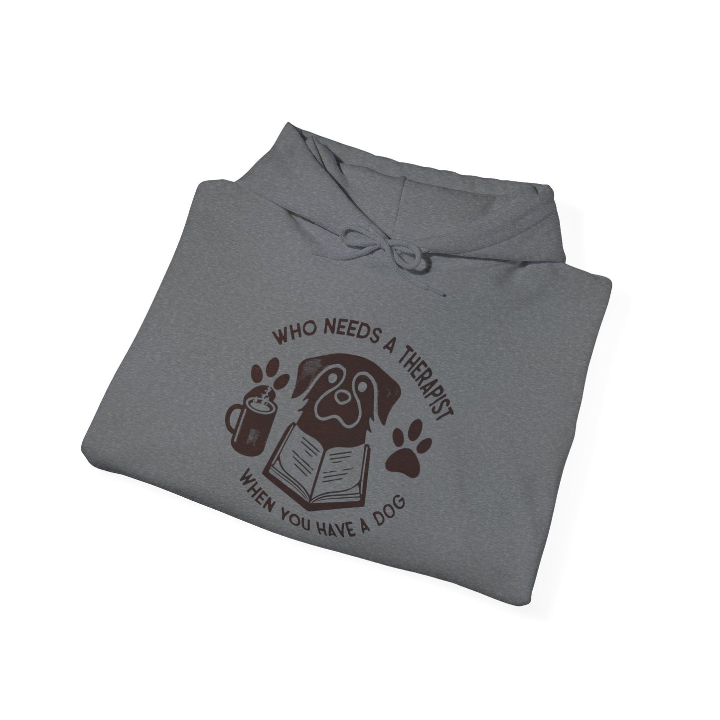 Who Needs a Therapist? Dog Lover Hoodie - Unisex Heavy Blend Sweatshirt