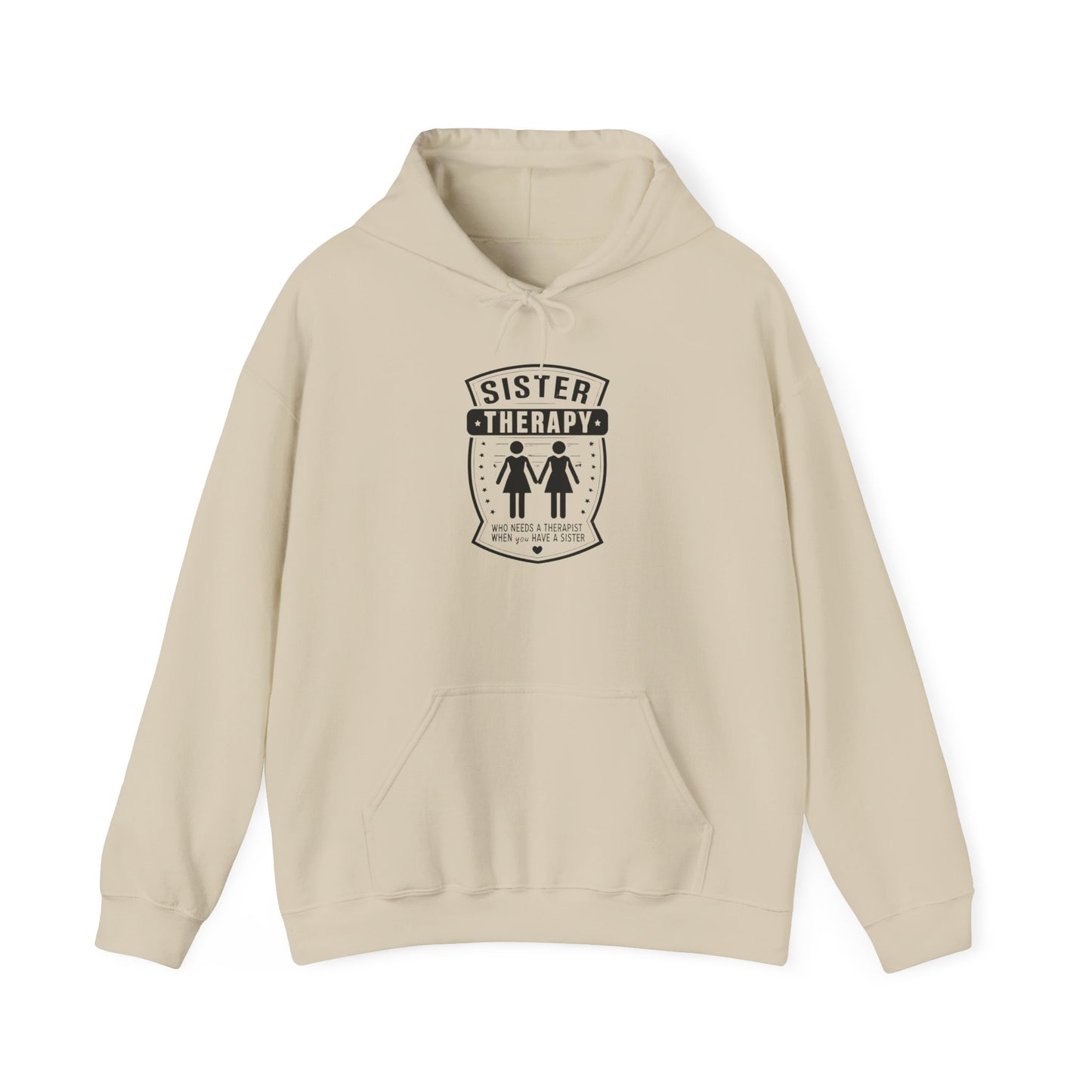 Sister Therapy Hoodie - Unisex Heavy Blend™ Sweatshirt for Sisterhood & Connection