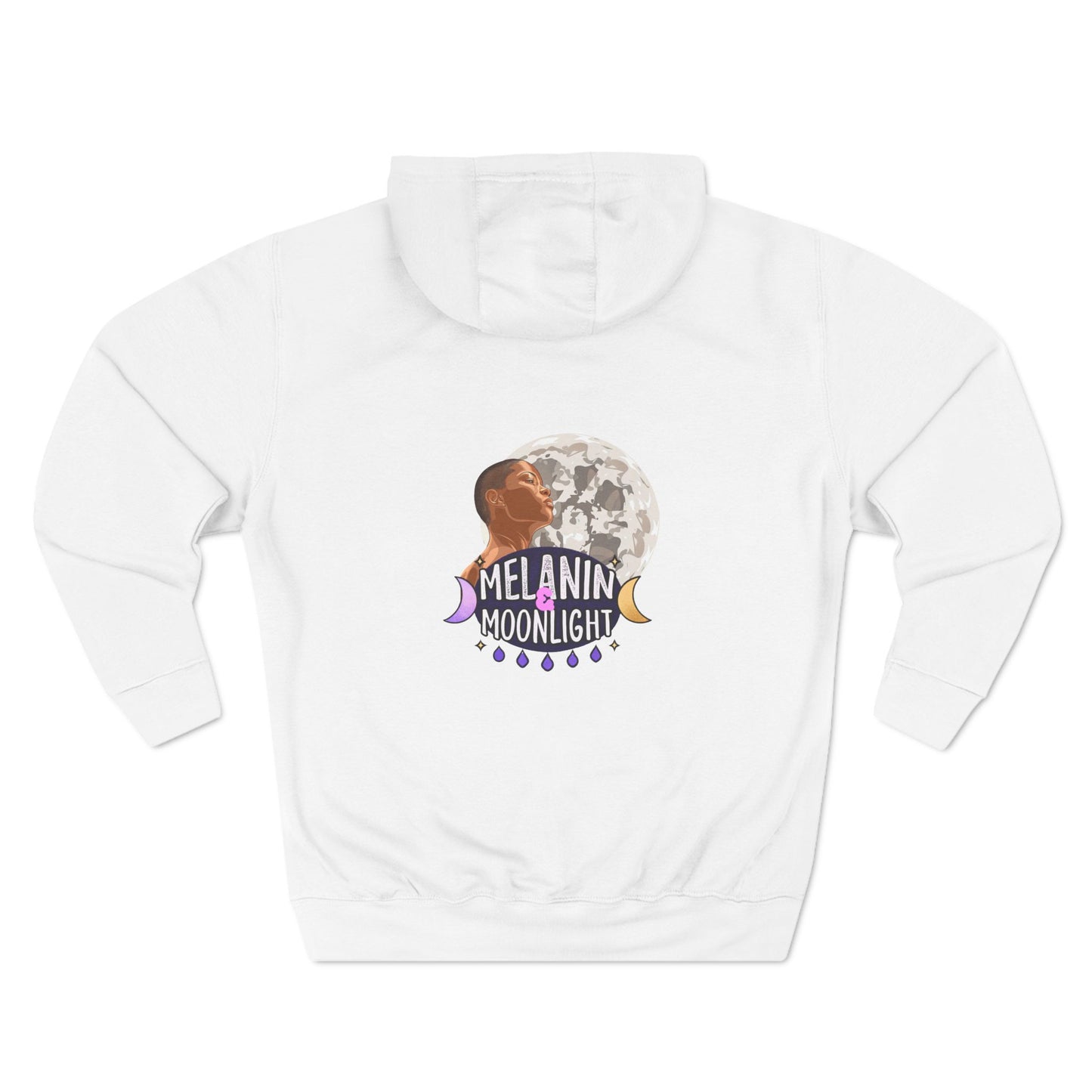 Melanin Moonlight Fleece Hoodie - Cozy Urban Style for Every Occasion