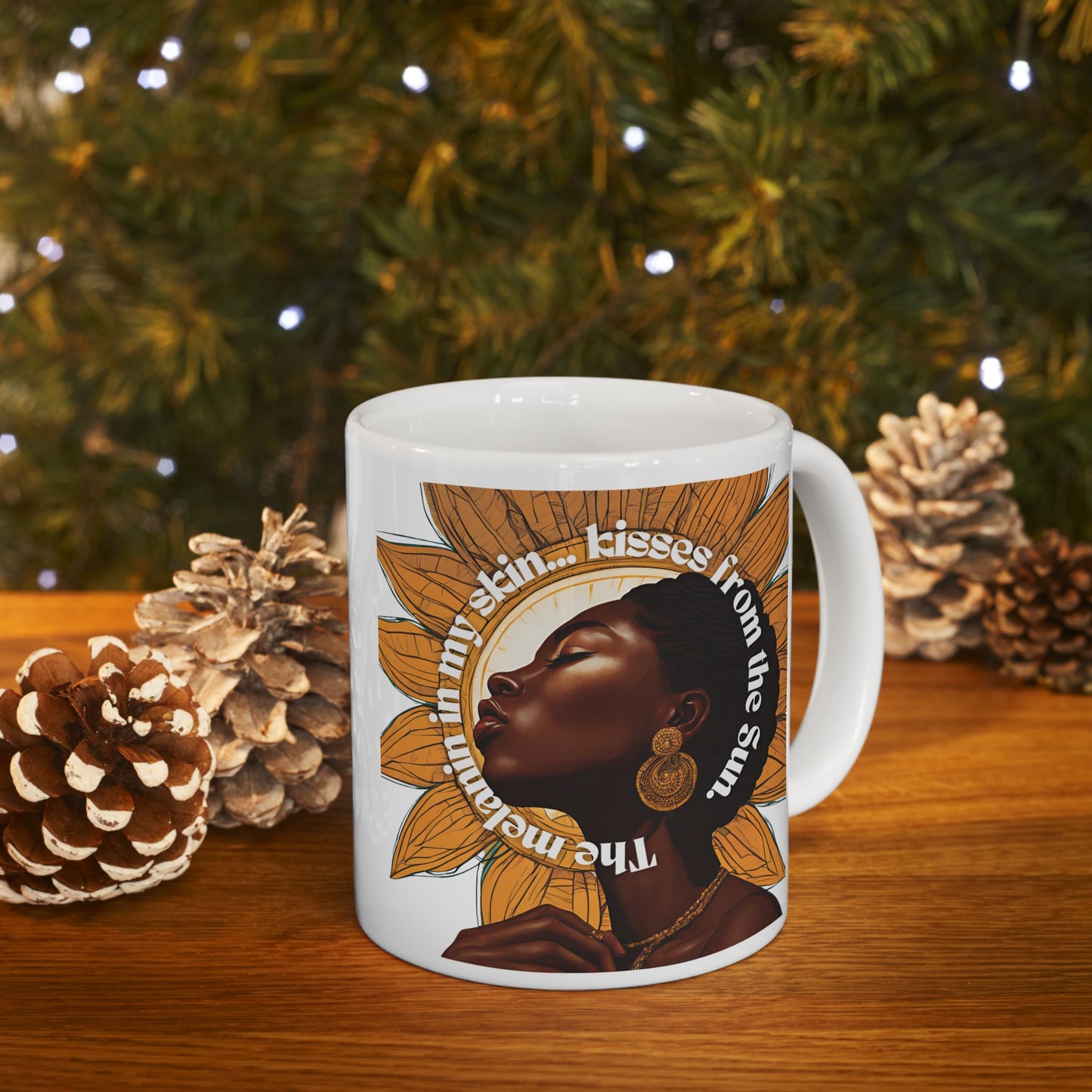 Empowering Sunflower Ceramic Mug - 11oz & 15oz