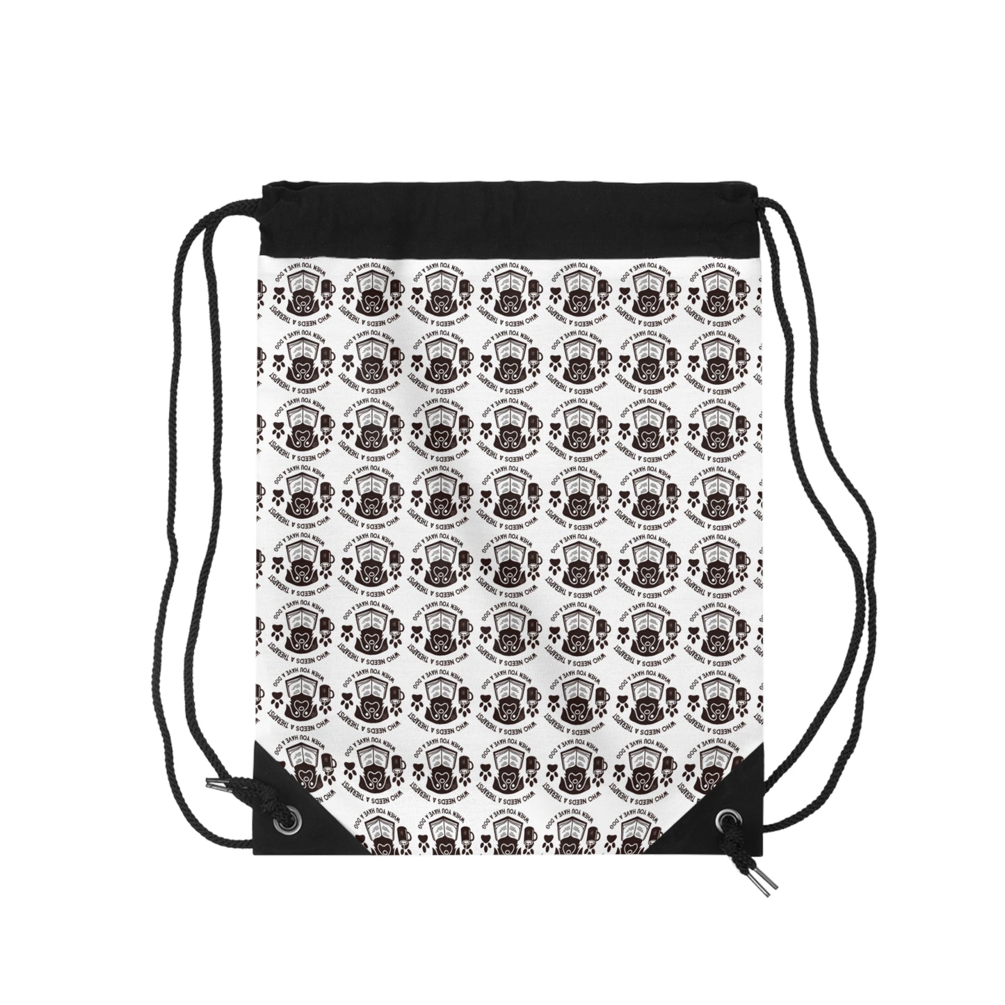 Vintage Skull Pattern Drawstring Bag - Perfect for Festivals and Everyday Use