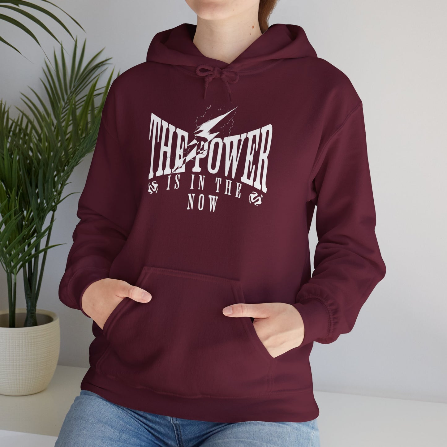 The Power is in the Now Unisex Heavy Blend Hooded Sweatshirt