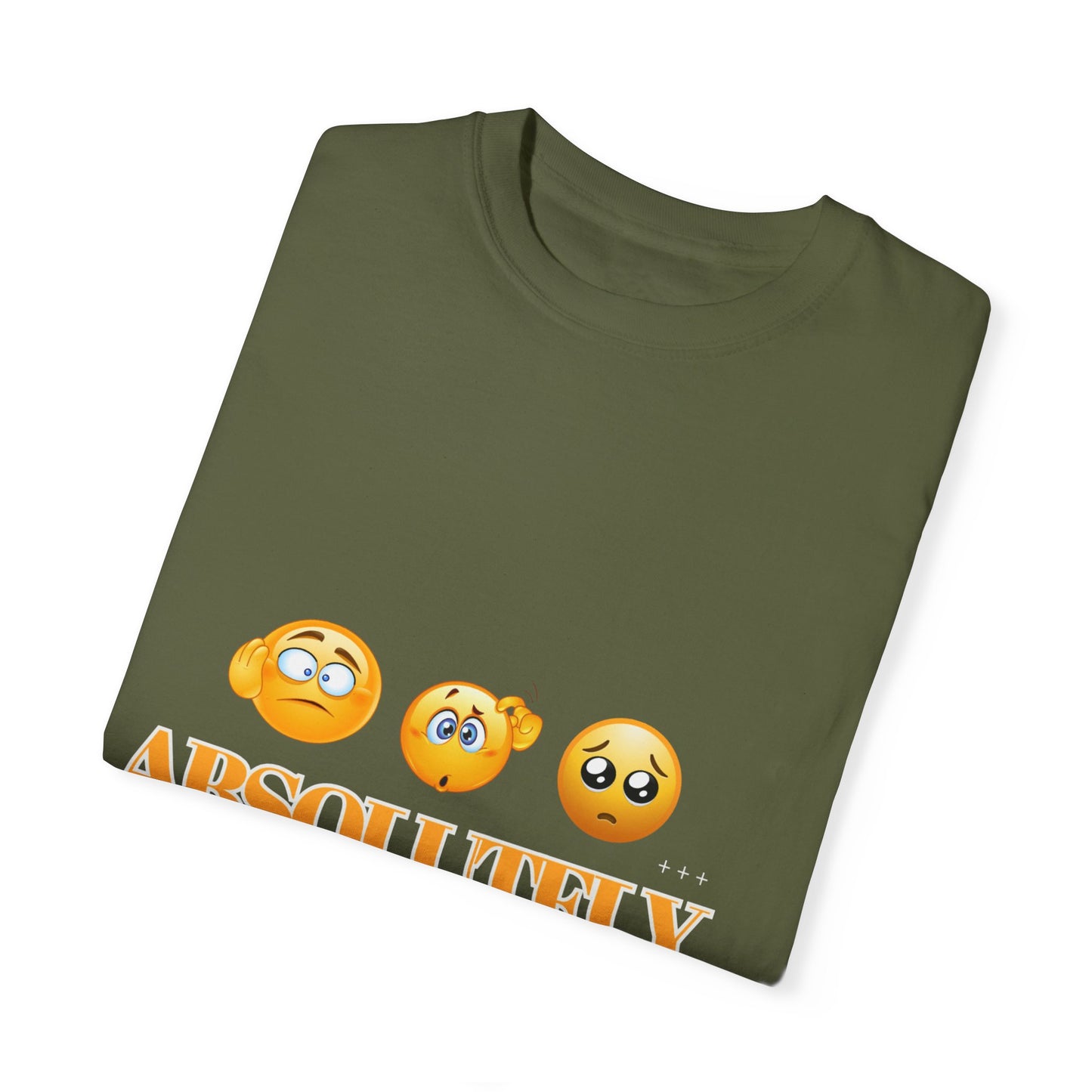 Funny Emoji Unisex T-Shirt - 'Absolutely Maybe' Design