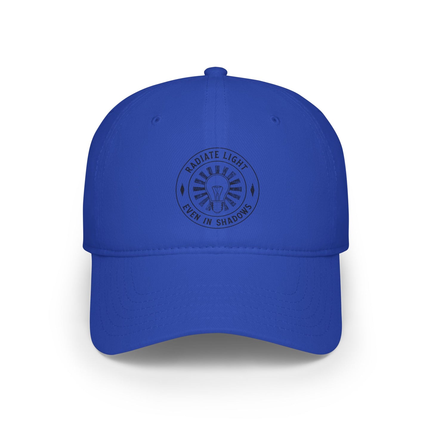 Radiate Light Low Profile Baseball Cap - Bold Red Hat for Everyday Style