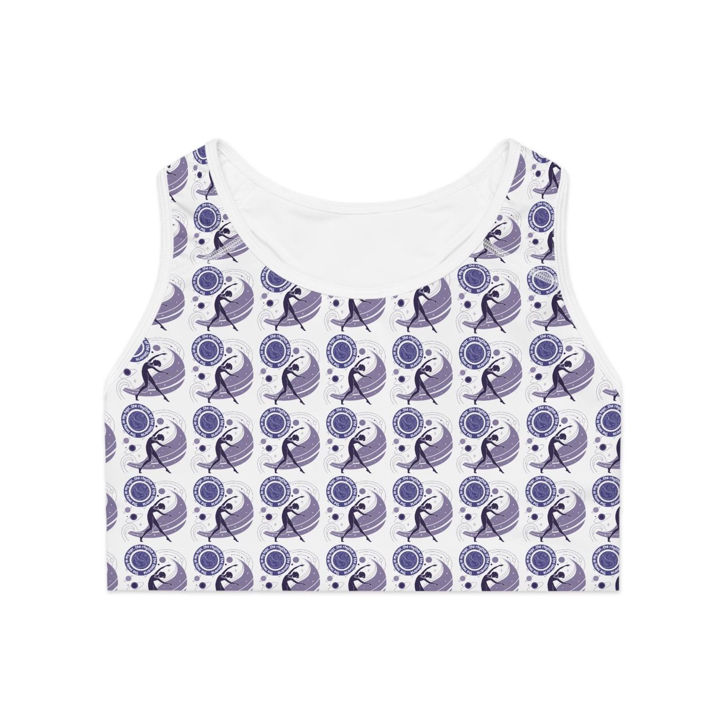 Stylish Cosmic Sports Bra - Comfortable Activewear for Yoga and Fitness